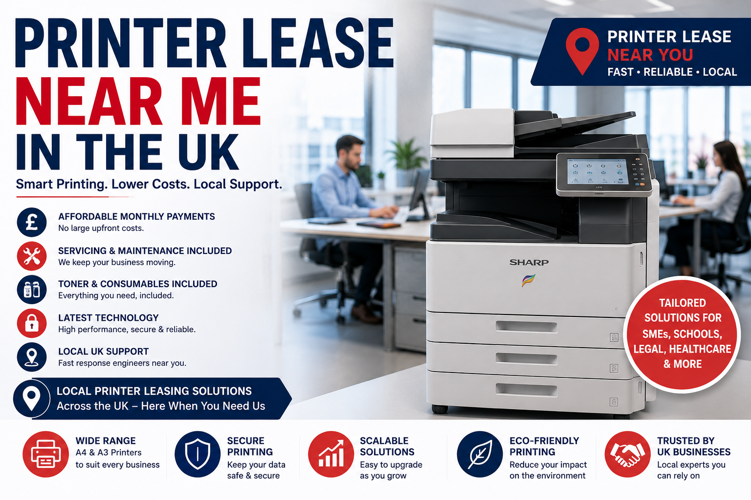 Why “Printer Lease Near Me” Is a Growing Search in the UK